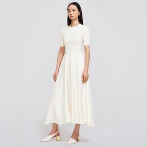 Jonathan Simkhai Cream Midi Dress